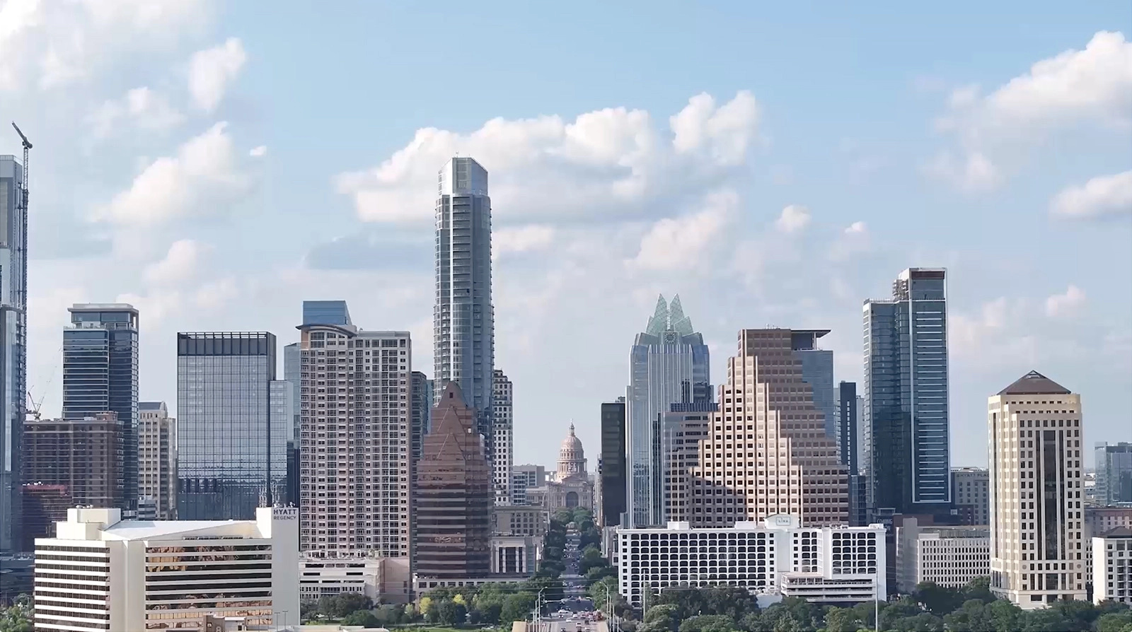 Downtown skyline of Austin Texas